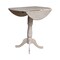 International Concepts Round 42 in Round Dual Drop Leaf Pedestal Table, 41.5 inH, Washed Gray Taupe, 42 W, 42 L, 41.5 in H K09-42DPT-6B-2 - alternate 5